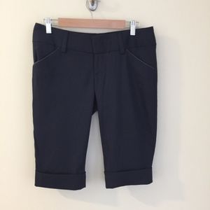 Alice + Olivia midnight blue bermuda shorts 8